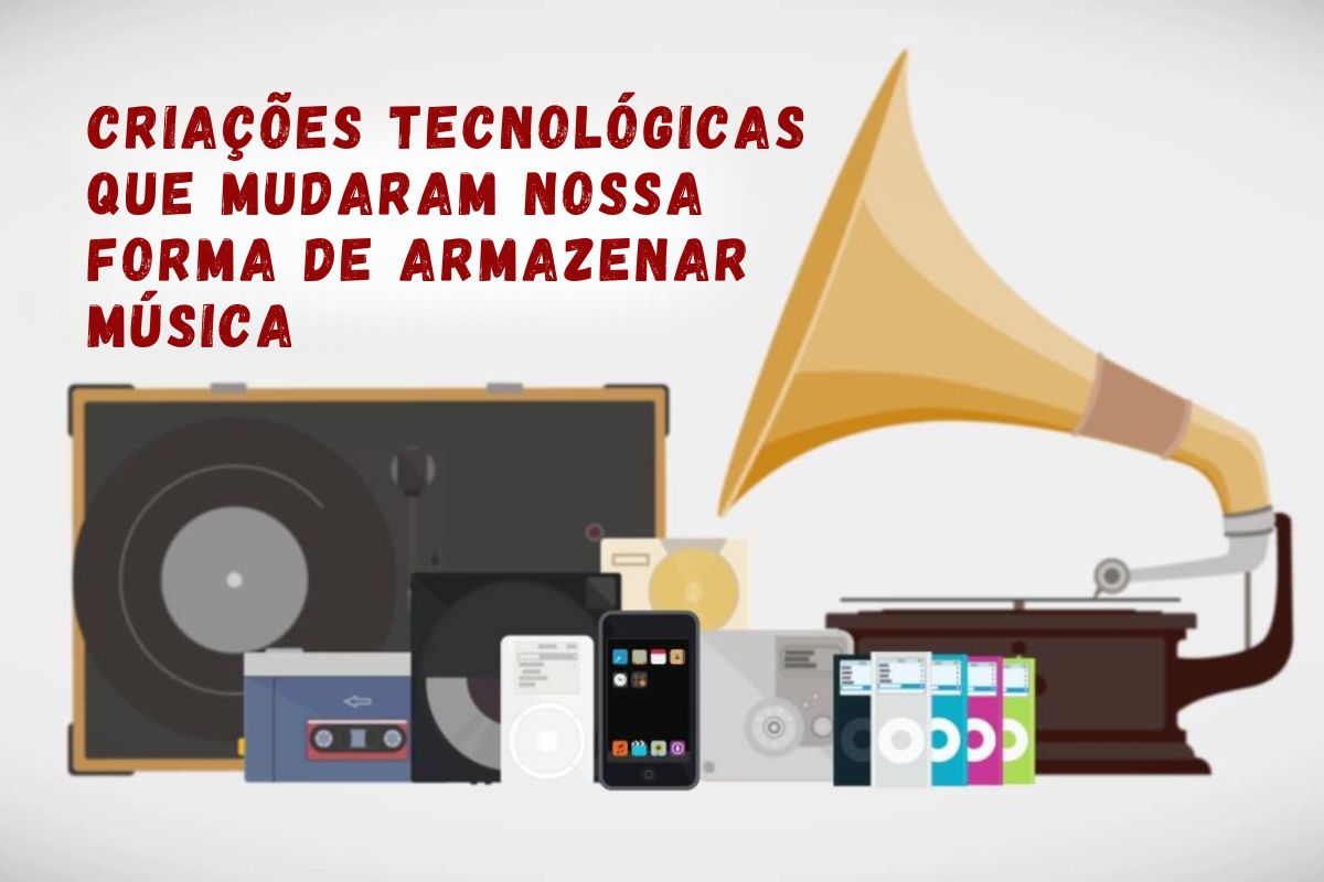 A evolução do armazenamento de músicas [infográfico] - TecMundo